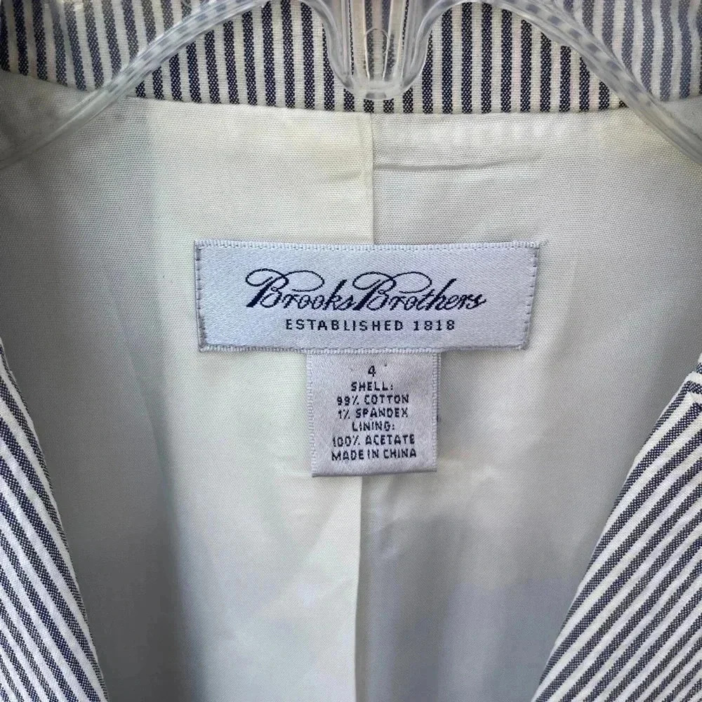 Brooks Brothers Seersucker Blazer - Picture 2 of 6